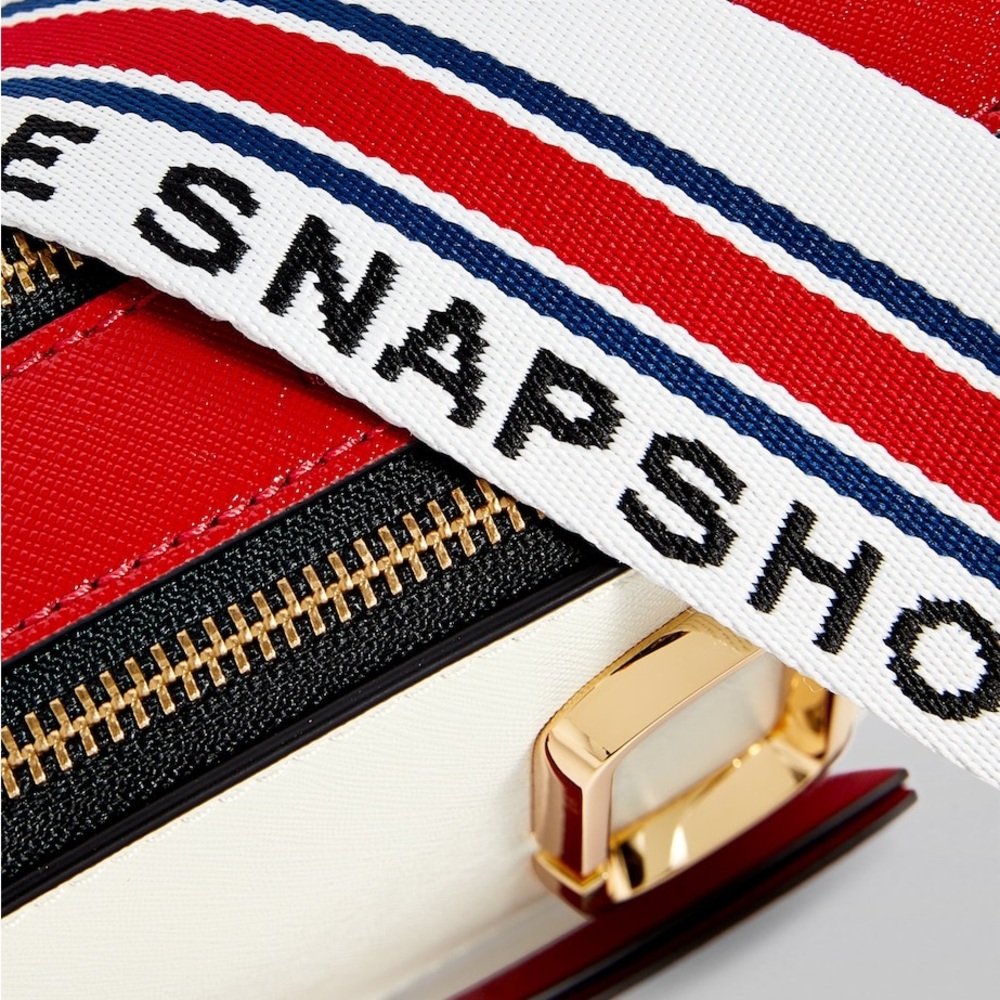 Marc Jacobs Red and White Crossbody Bag